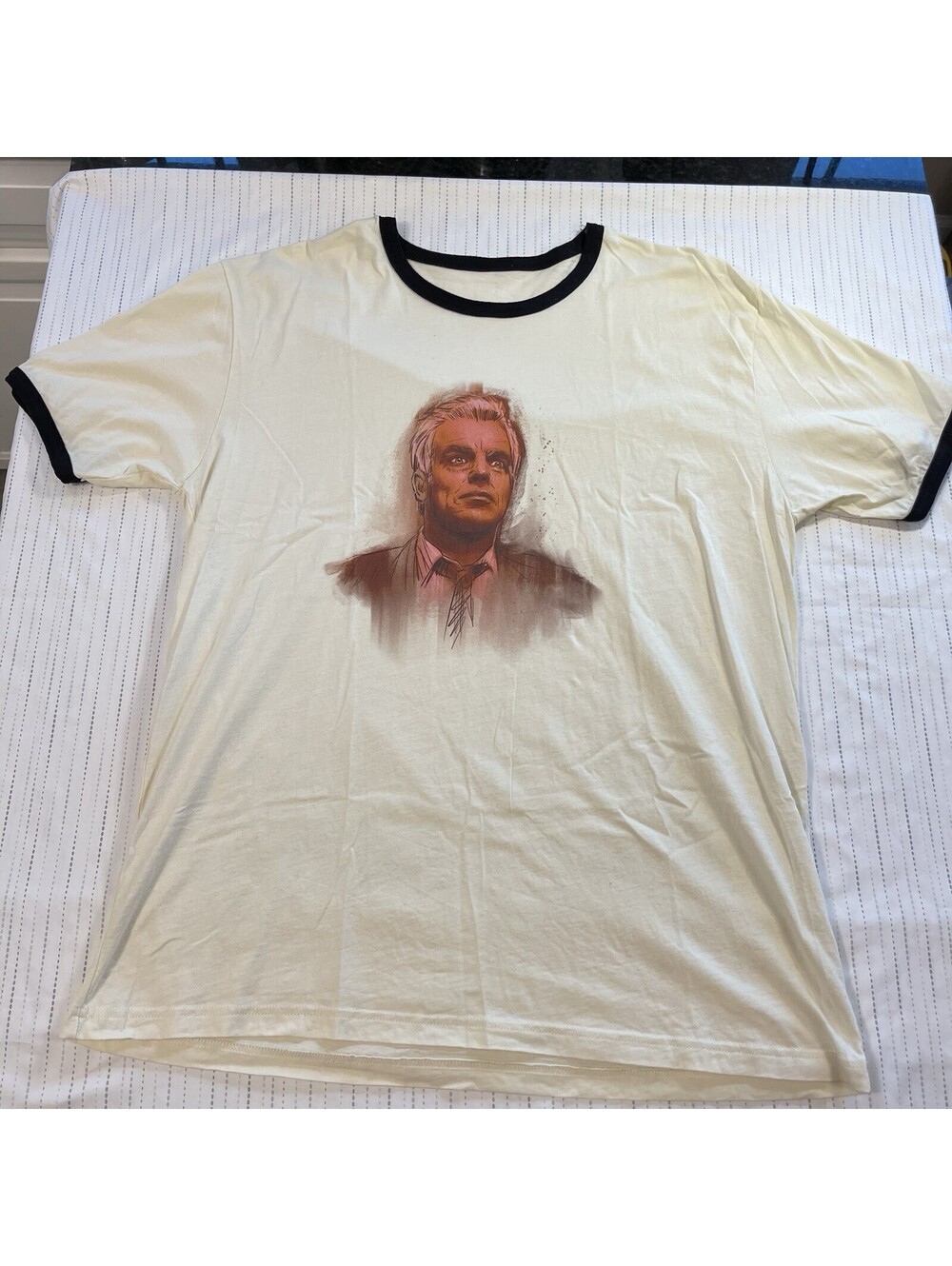 Twin Peaks Leland Palmer Ray Wise Ringer Shirt Unisex XL